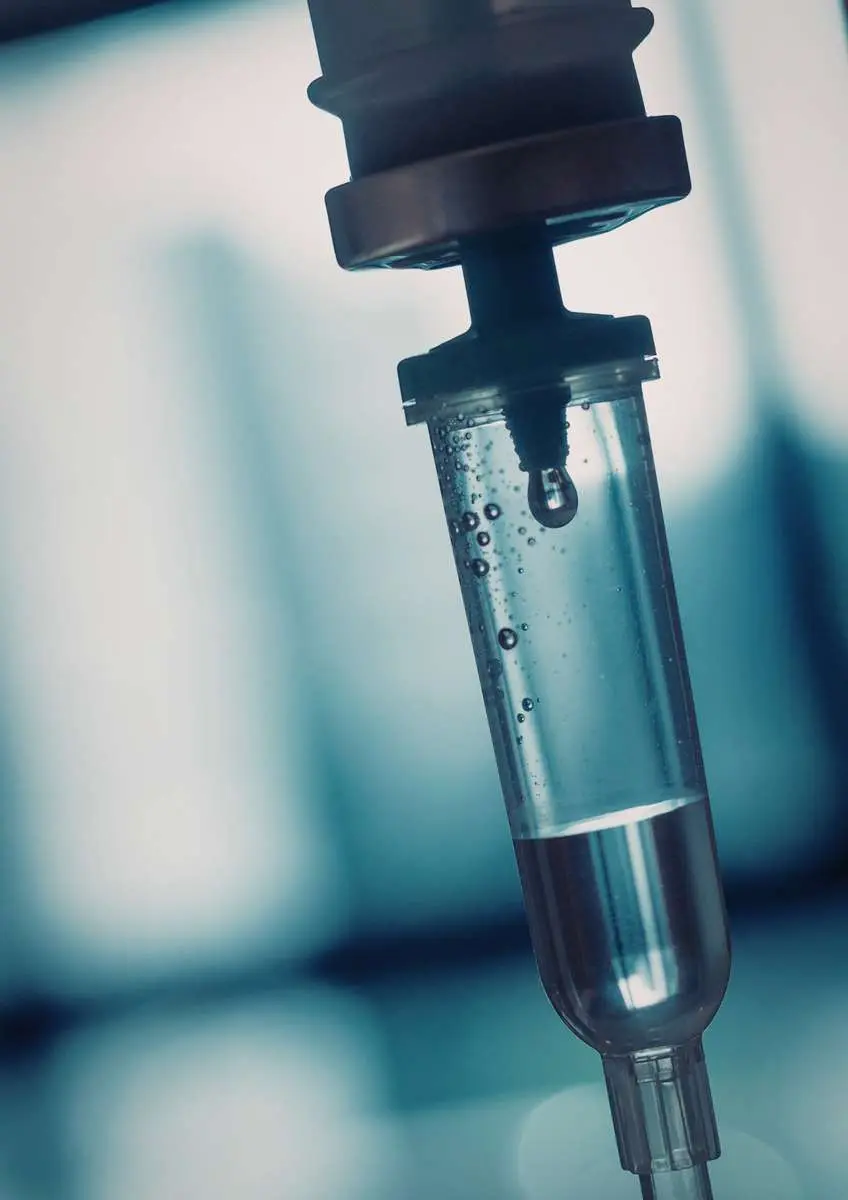 Gros plan perfusion hydratation